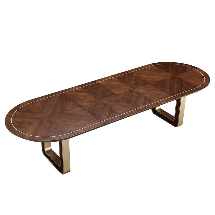 Houston - Oval Dining Table - Walnut