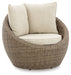 Danson - Swivel Lounge w/Cushion (Set of 2) - Beige Signature Design by Ashley®