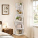 5 Tier S - Shaped Corner Shelf For Living Room Home Essentials