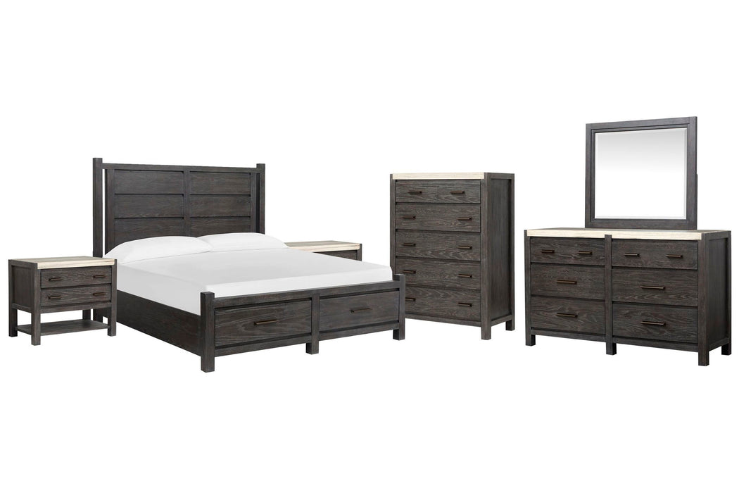 Plum Creek - Panel Storage Bedroom Set Magnussen Furniture