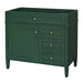Bathroom Vanity With 2 Drawers And Tip-Out Drawer, Storage Cabinet Hearth and Haven