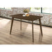 Retro Dining Table - Brown Furniture Max