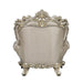 Danae - Chair With 2 Pillows - Fabric, Champagne & Gold ACME