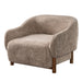 Modern Accent Chair With Recessed Arms And Tight Back Noble House