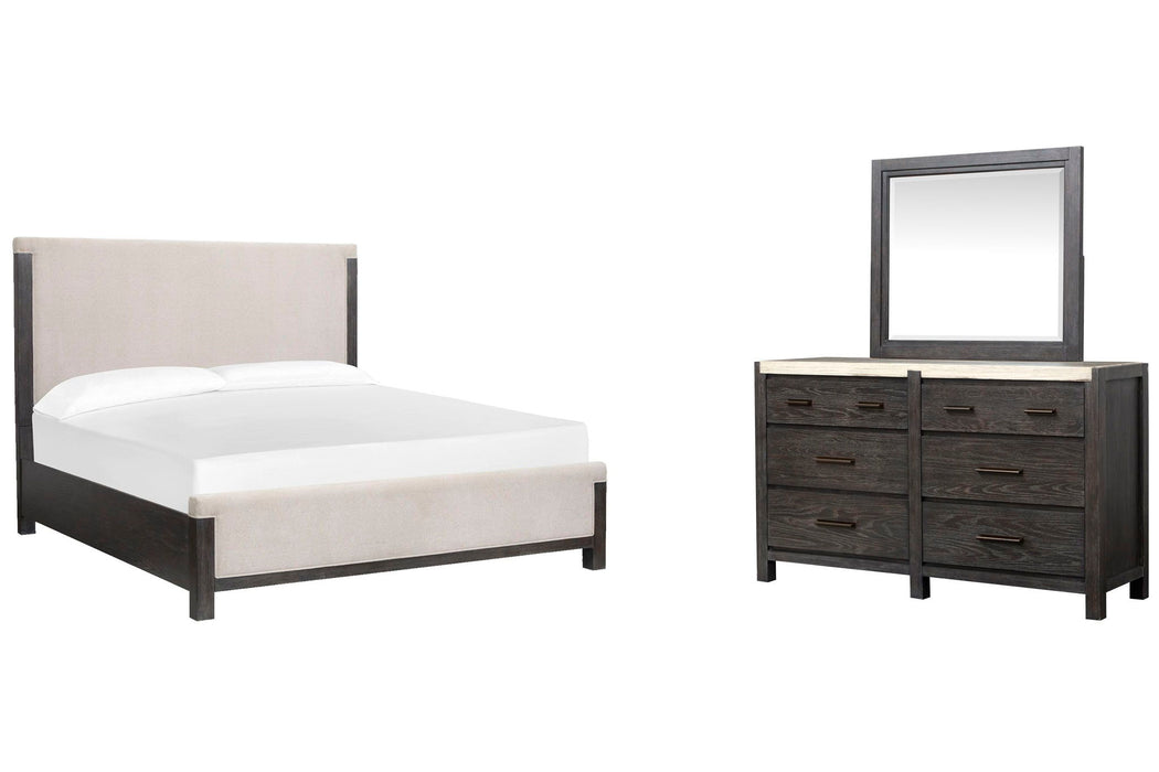 Plum Creek - Upholstered Panel Bedroom Set Magnussen Furniture