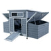 Large Chicken Coop Outdoor Hen House With Dual Nesting Boxes Daily Nest
