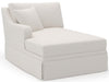 Filmore - Skirted Chaise LAF, Special Order - White Universal Furniture