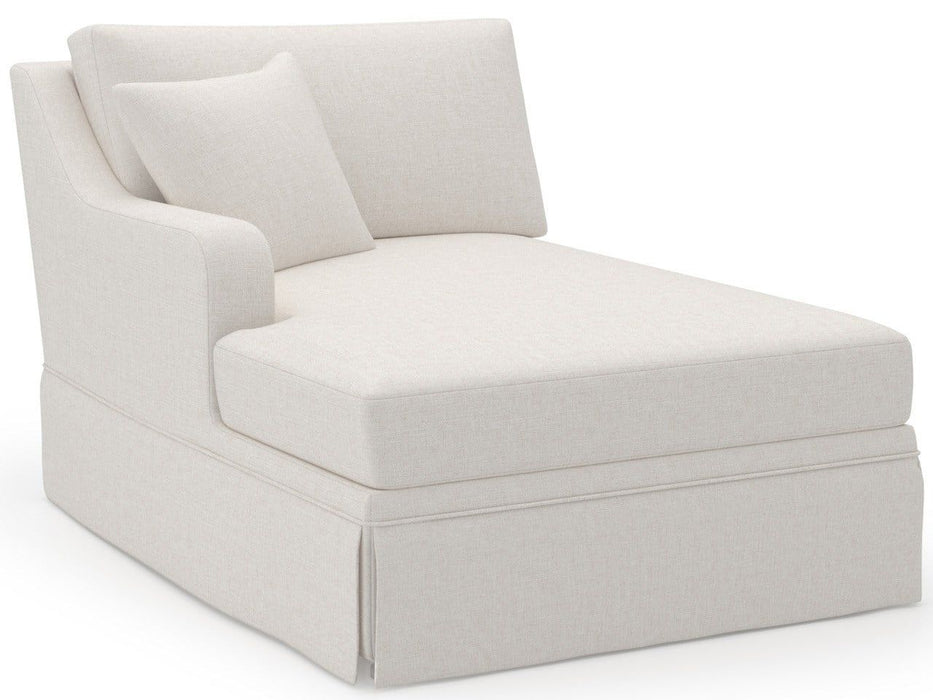 Filmore - Skirted Chaise LAF, Special Order - White Universal Furniture