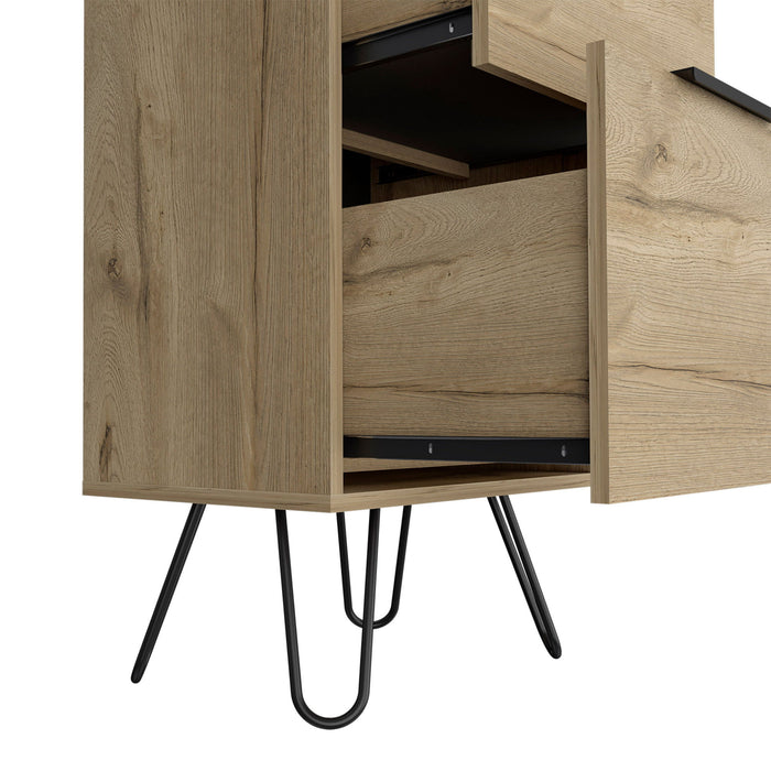 Three Drawer Standard Chest - Natural