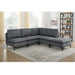 Upholstered Modular Sectional With Tall Legs, Medium Firm Seat Home Essentials
