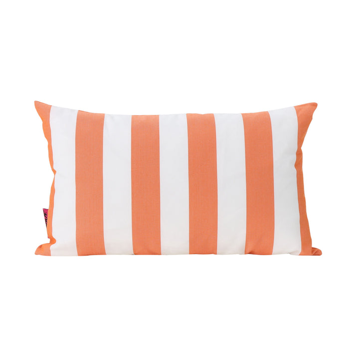 Coronado - Stripe Rectangular Pillow - Orange