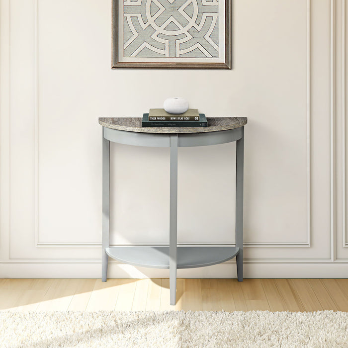 Justino - Console Table - Gray / Oak