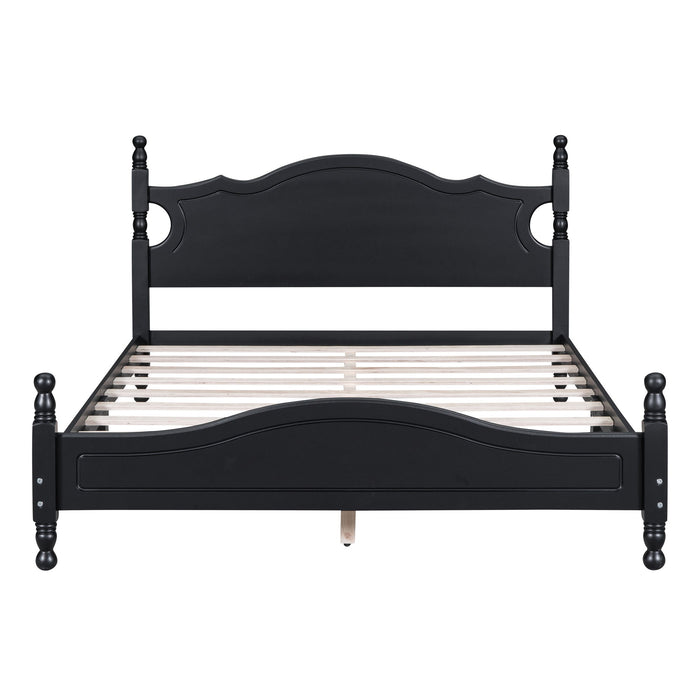Platform Bed Frame With Slat Support Hearth and Haven