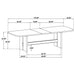Kimpton - Rectangular Dining Table With Extension Leaf - Beige Furniture Max