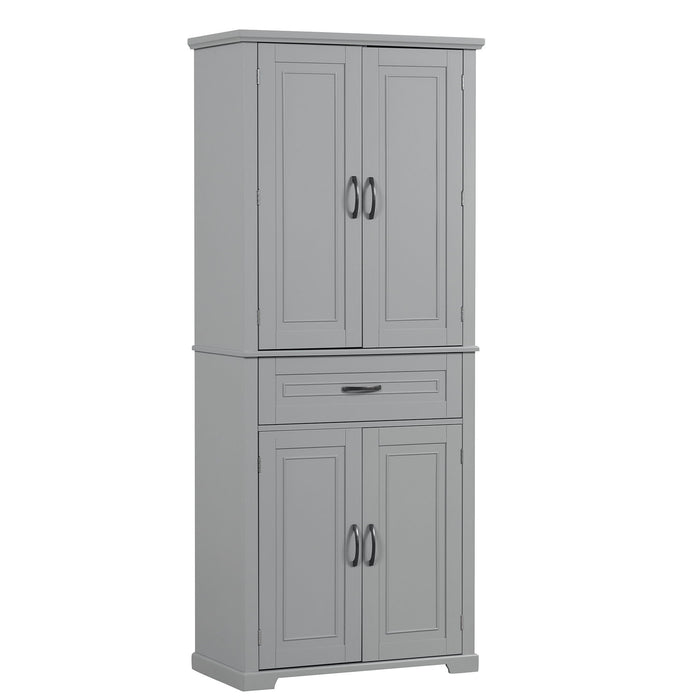 Bathroom Storage Cabinet With Doors And Drawer, Adjustable Shelf Hearth and Haven