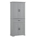 Bathroom Storage Cabinet With Doors And Drawer, Adjustable Shelf Hearth and Haven