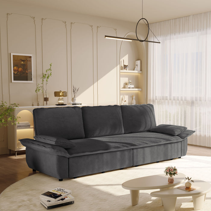 King Size Pull Out Sofa Bed, 3 In 1 Convertible Multifunctional Home Essentials