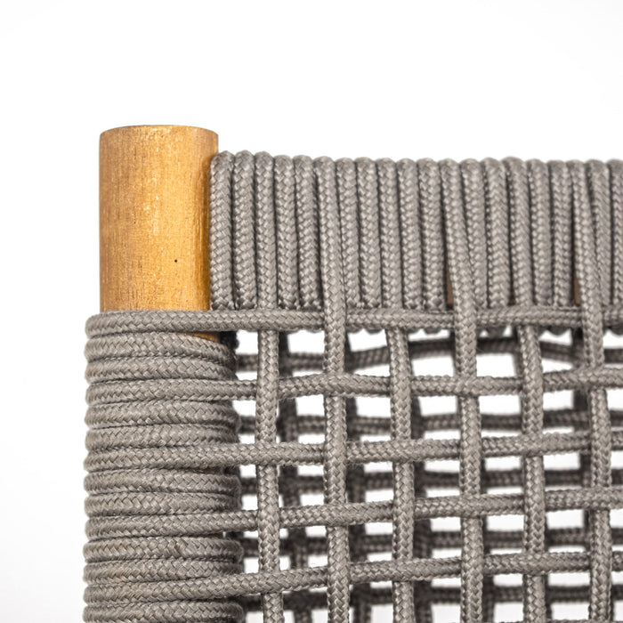 Outdoor Rustic Patio Acacia Bistro Set With Cushions