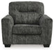 Lonoke - Chair And A Half - Gunmetal Signature Design by Ashley®