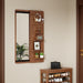 Wall Mounted Full Length Mirror With Shelf And Hook Daily Nest