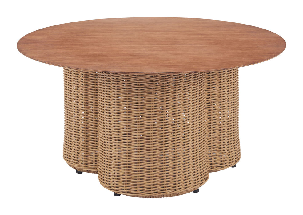 Soka - Outdoor Coffee Table - Natural Zuo Modern
