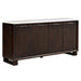 Edwyn - Server With Marble Top - Natural Marble Top & Espresso Finish ACME