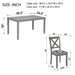 Kitchen Dining Set, Rectangular Dining Table Home Essentials