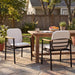 Outdoor Dining Chair - Beige / Black / Teak Noble House
