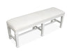 Kingston - Bench - Whisper White And Cerused Nutmeg Magnussen Furniture