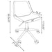 Ralston - Upholstered Adjustable Office Desk Chair With Ergonomic Design - Brown Furniture Max