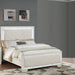 1 Piece Eastern King Size Upholstered Headboard And Footboard With Built In LED Lights Home Essentials