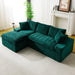 Modular Sofa, Convertible Twin Seat With Chaise Lounge Home Essentials