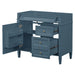 Bathroom Vanity With 2 Drawers And Tip-Out Drawer, Storage Cabinet Hearth and Haven