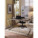 Finis - Writing Desk With USB - Weathered Oak & Chrome ACME
