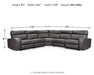 Samperstone - Power Reclining Sectional Signature Design by Ashley®