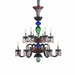 Michael Amini Lighting - Noir 12-Light Traditional Crystal Chandelier - Black Michael Amini