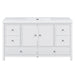 Bathroom Vanity With Separate Sink, Soft Close Doors And 4 Drawers Noble House