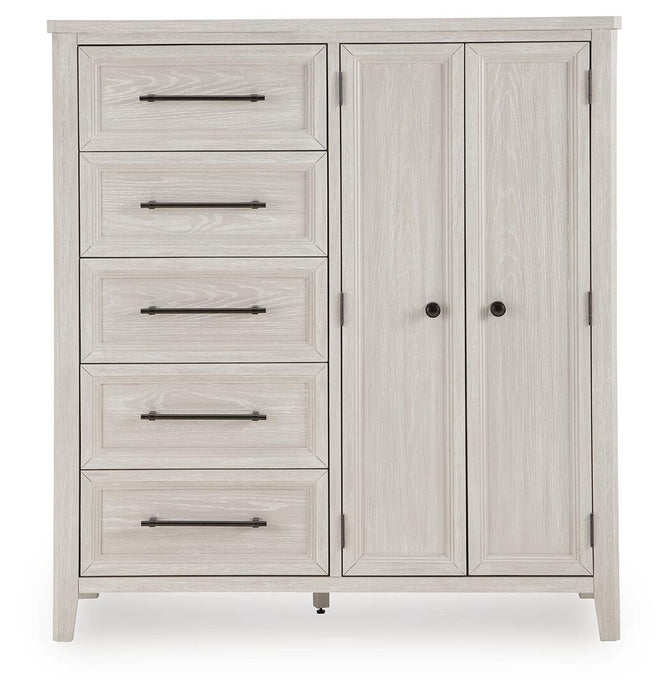 Darbonton - Door Chest - Dove White Signature Design by Ashley®