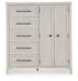 Darbonton - Door Chest - Dove White Signature Design by Ashley®
