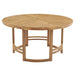 Outdoor Table With Umbrella Hole For Patio - Light Teak Hearth and Haven