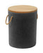 Beban - Outdoor Side Table - Natural / Black Zuo Modern