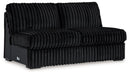 Midnight-Madness - Armless Loveseat - Onyx Signature Design by Ashley®