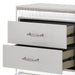 Glam - 2 Drawer Nightstand & LED Lighting - White Matrix Furniture Group