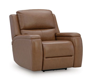 5Z-Syran - Power Recliner With Adjustable Headrest - Caramel Signature Design by Ashley®
