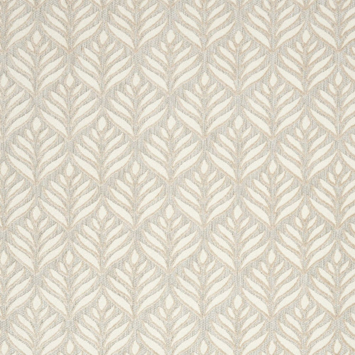 8' X 11' Floral Stain Resistant Non Skid Area Rug - Ivory / Gray