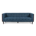 Contemporary Mid-Century Charm 3 Seater Sofa With Button Tufted Waffle Stitching Noble House