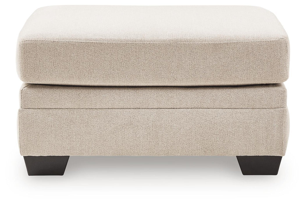 Mandi Point - Oversized Accent Ottoman - Marble Benchcraft®