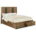Moraga - 2 Drawer Queen Storage Bed - Ash Brown Furniture Max