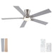 Reversible Quiet Motor Ceiling Fan Light With ABS Blades Daily Nest