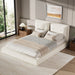 Airframe - Upholstered Bed Frame With Double Layered Upholstered Headboard Home Essentials